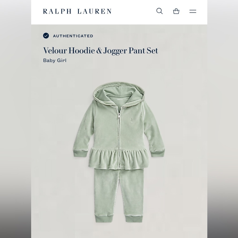 Ralph Lauren Jogger Suit 3 months